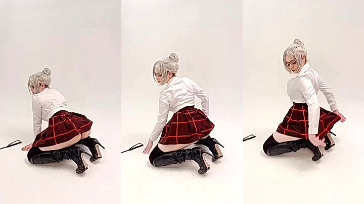 dressed as a high school student, still wanna fuck me?( Alina Becker)