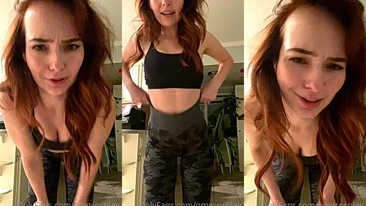 Dirty slut OMGCosplay leaked body tease nude