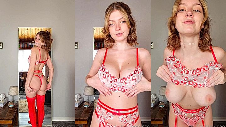 Carmen Rae flaunt her hge tits leaked  onlyfans video