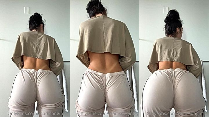 onlyfans model Madison Ginley shows off her big ass