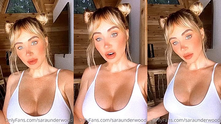 hot Sara Underwood shows her huge ass in lingarie