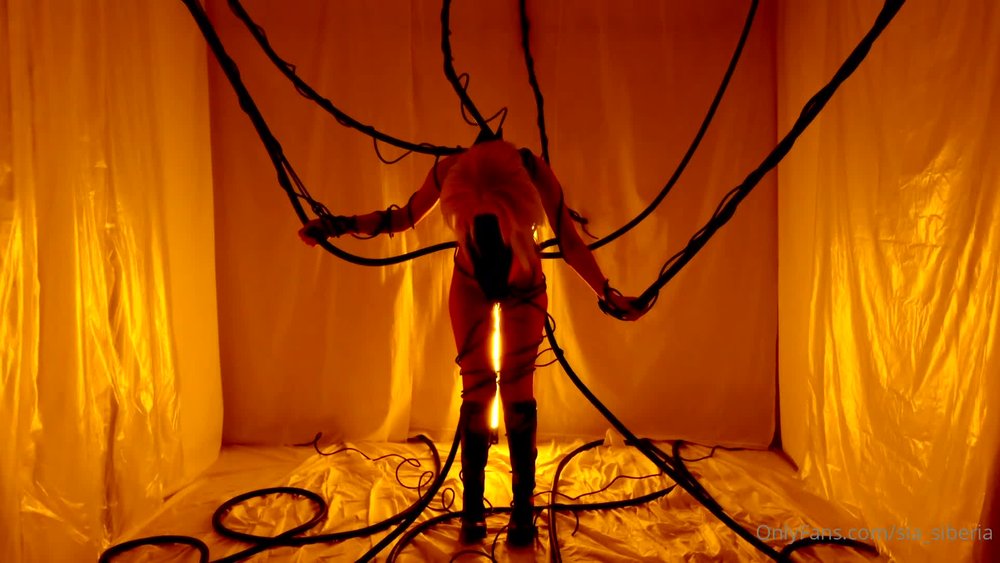 Sia Siberia showing off her amazing cosplay outfit