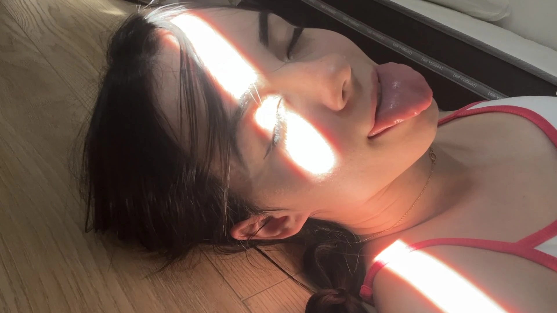 big ass model teasing video (sarah roomie) fondling her big boobs
